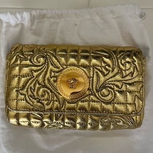 Versace Gold Chain Shoulder Bag